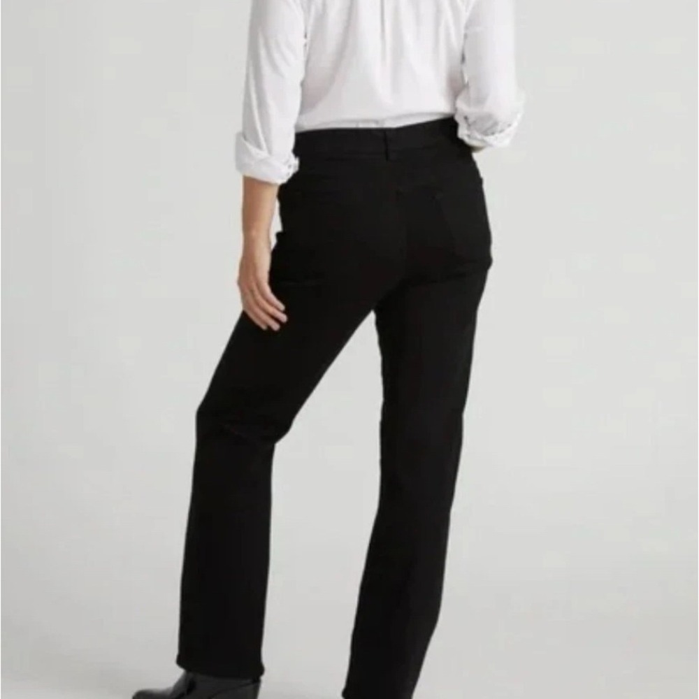 Universal Standard Marne Bootcut Jeans 32 Inseam Solid Black Size 00‎
